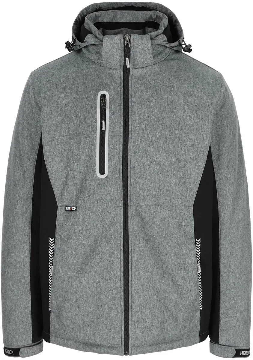 Herock Taris Softshell Jas - XL - Zwart - afbeelding 6 van 6
