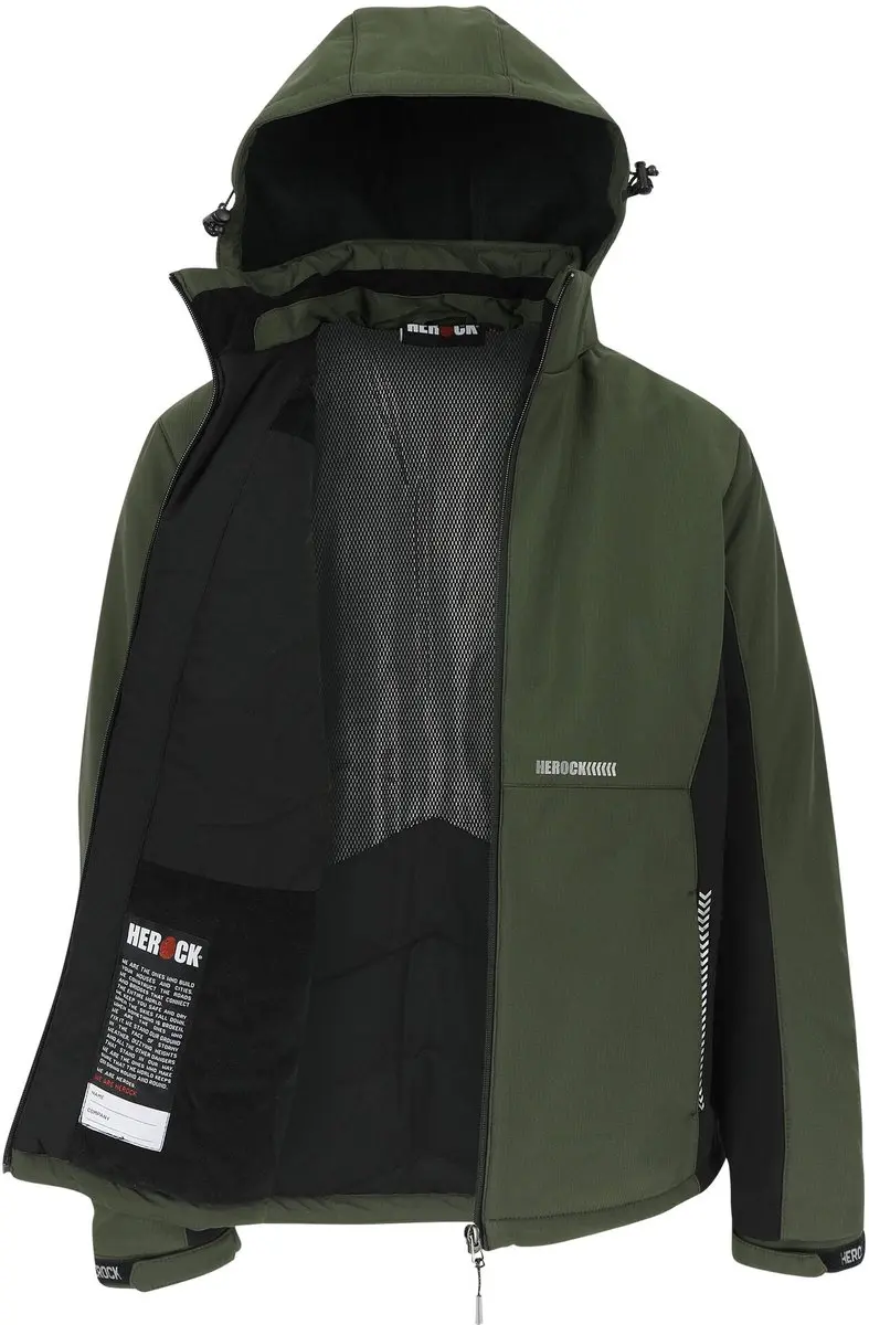 Herock Taris Softshell Jas - XL - Zwart