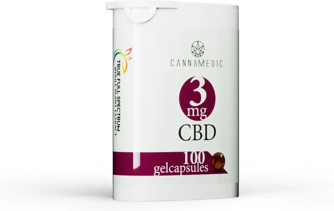 Cannamedic CBD Capsules 3mg
