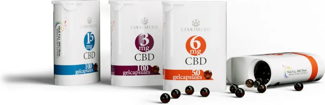 Cannamedic CBD Capsules 3mg - 100 Stuks
