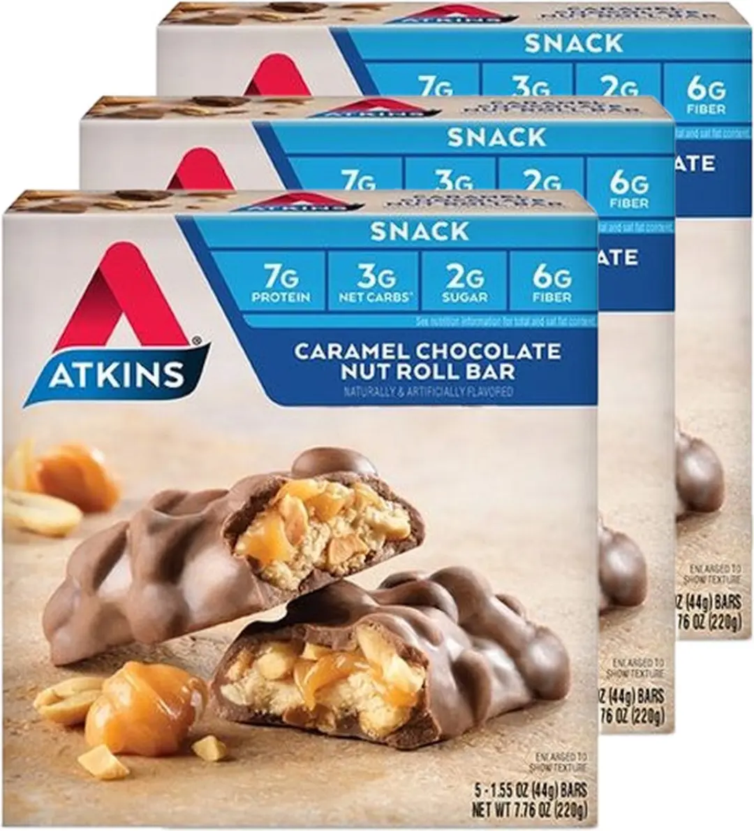 Atkins Caramel Chocolate Nut Roll