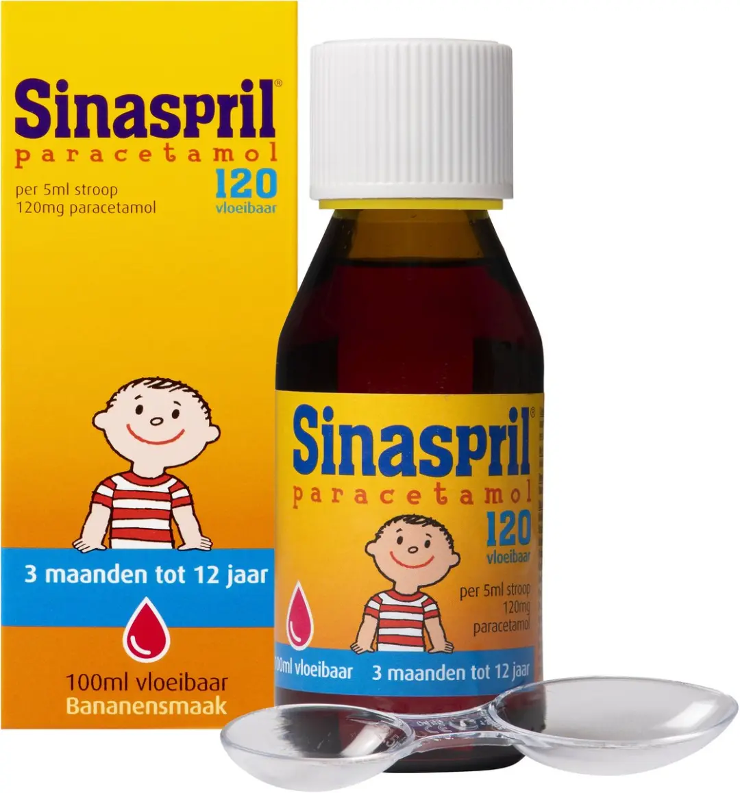Sinaspril Vloeibaar Paracetamol 120mg 100ml