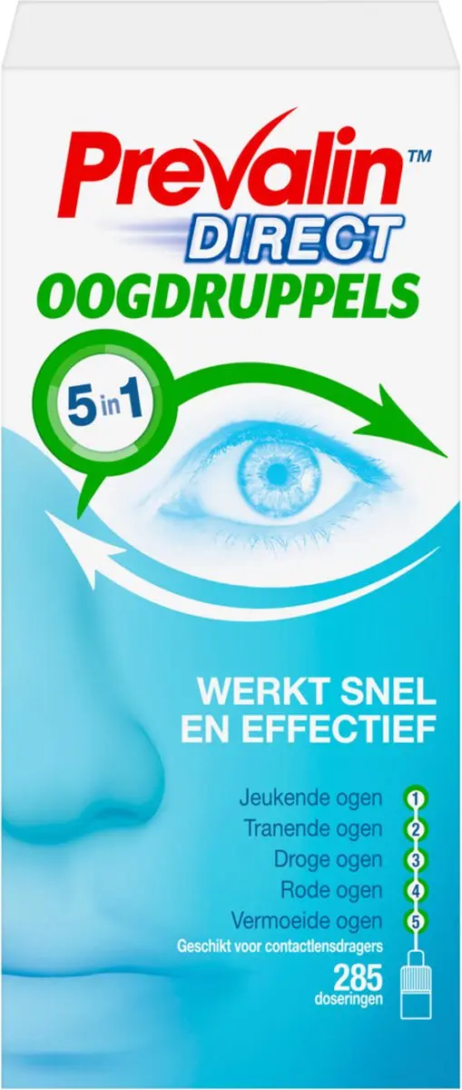 Prevalin 5-in-1 Direct Oogdruppels - 20ml