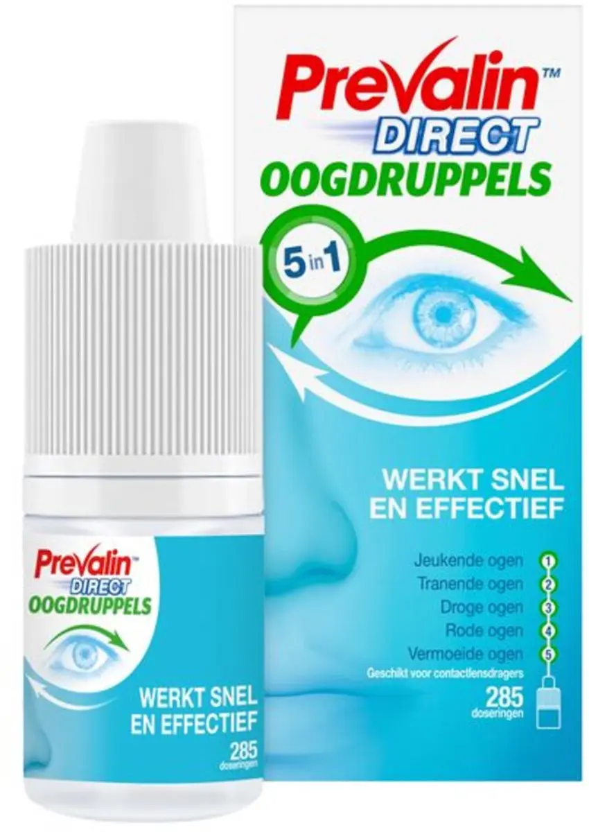 Prevalin 5-in-1 Direct Oogdruppels