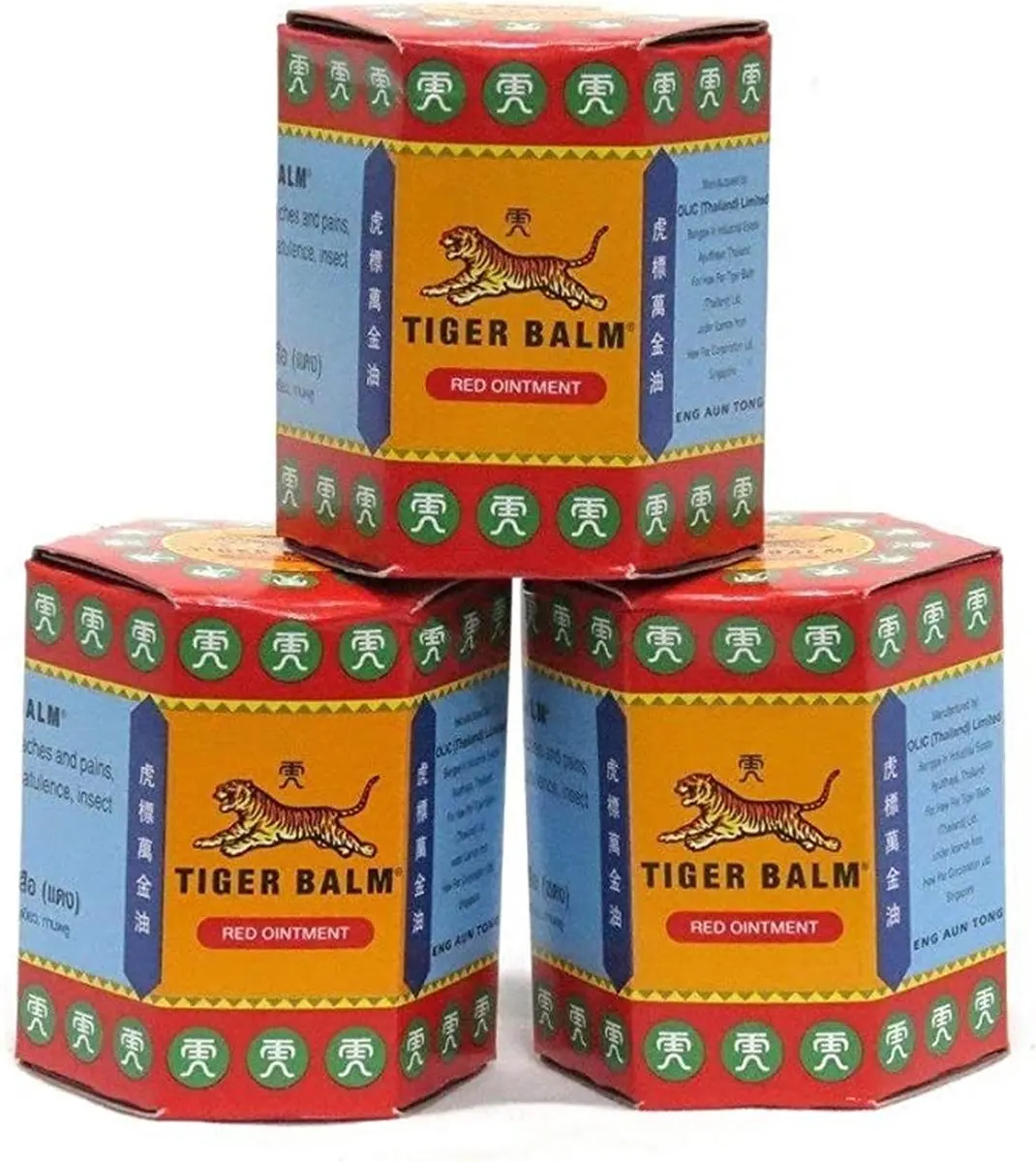 Tiger Balm Rood 3x30g
