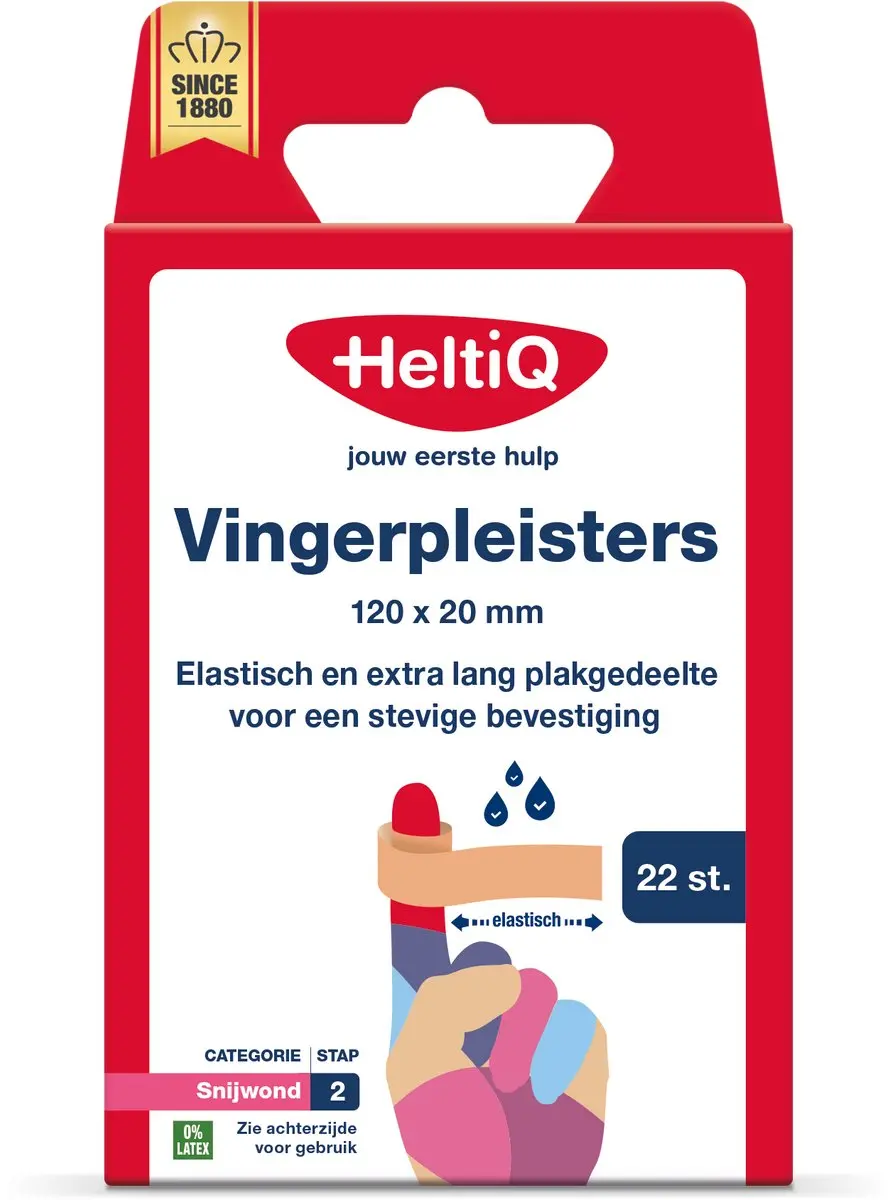 Heltiq Vingerpleisters 22 Stuks