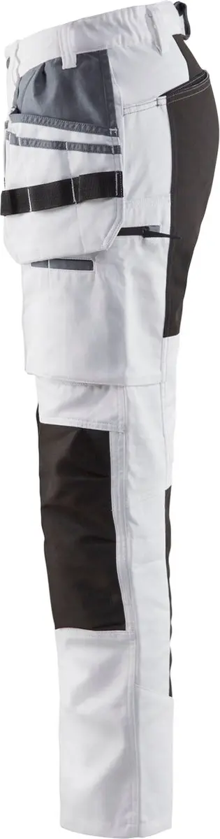 Blåkläder Schildersbroek Dames 7910-1000 - Wit/Zwart
