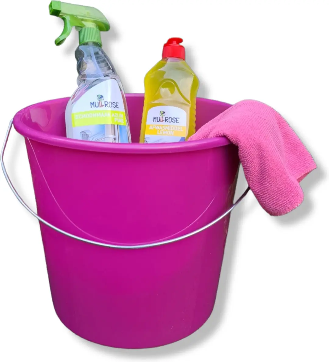 Emmer-huishoud- 10 Liter- roze- 1 stuk