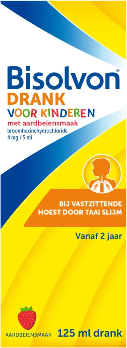 Bisolvon Drank Voor Kinderen Aardbeiensmaak - 250ml (2x125ml)