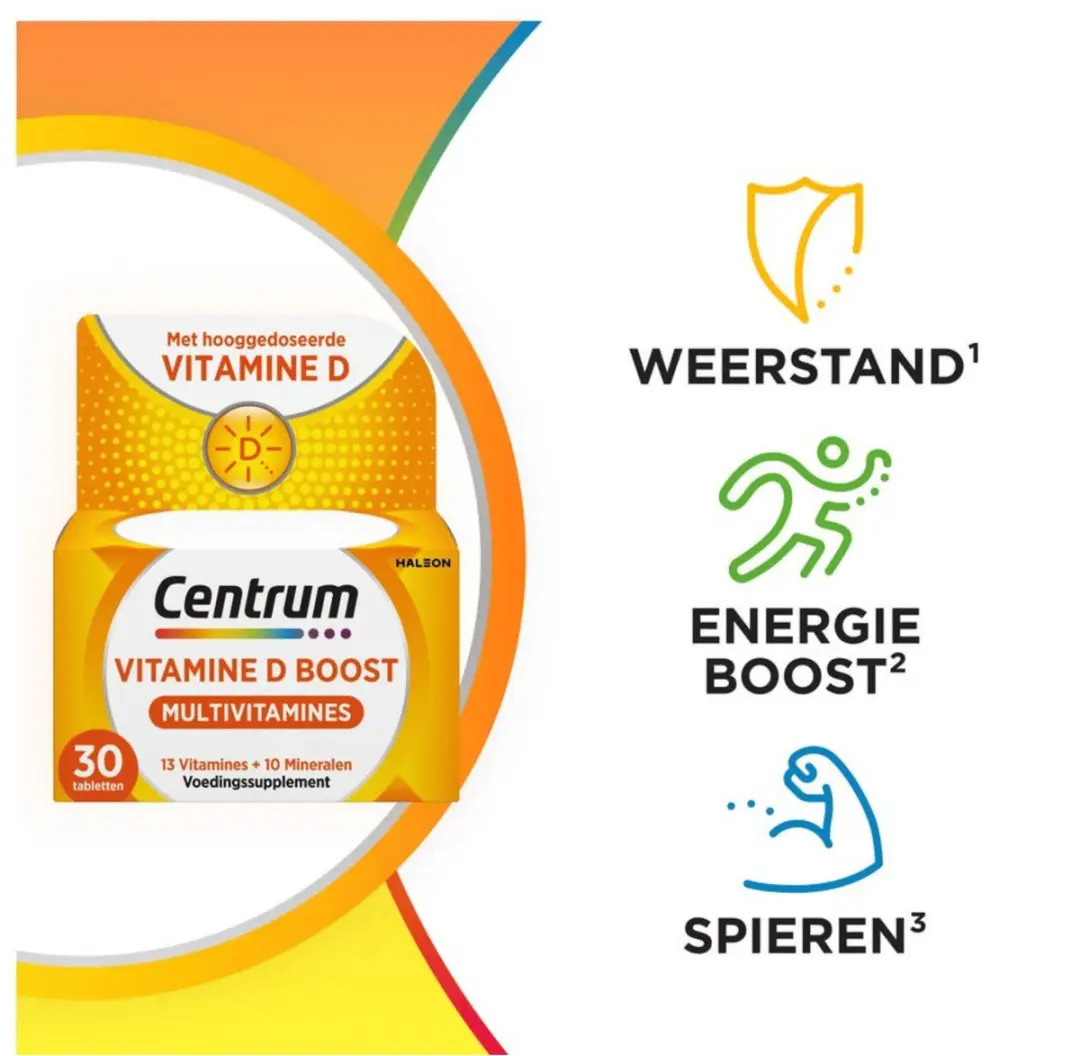Centrum Vitamine D Boost 30 Tabletten