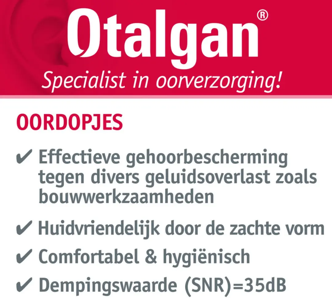 Otalgan Oordopjes Comfort - 20 Stuks (2x4)