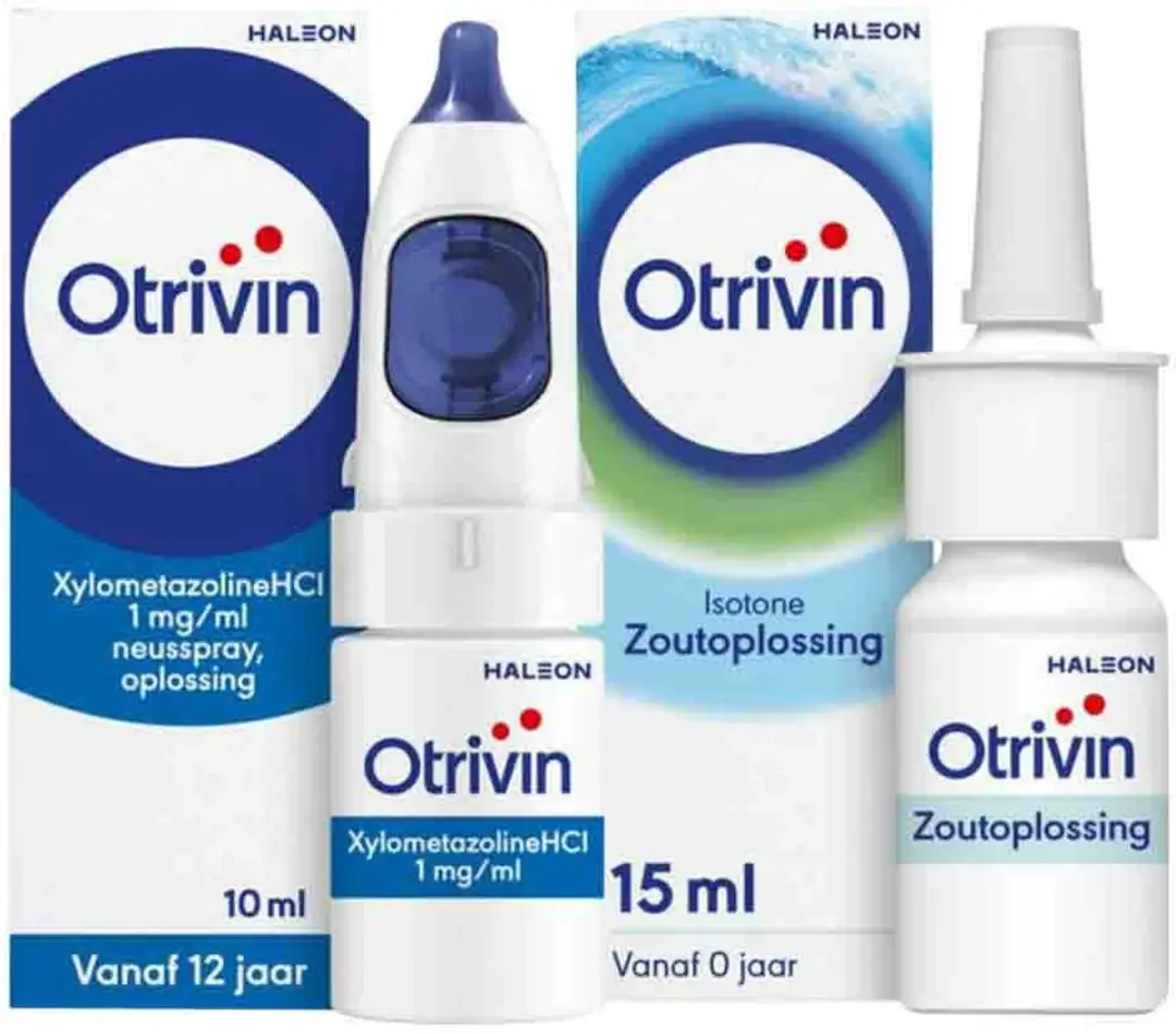 Otrivin Neusspray Xylometazoline & Zoutoplossing Pakket - 2x10ml