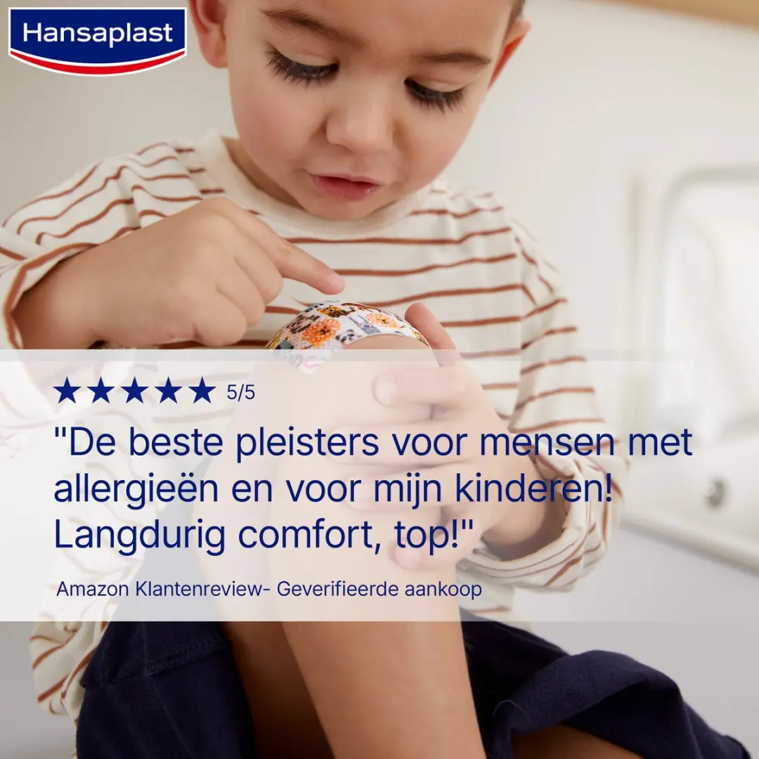 Hansaplast Kids Sensitive Dieren Pleisters 10 Stuks - 10x6cm - Meerkleurig