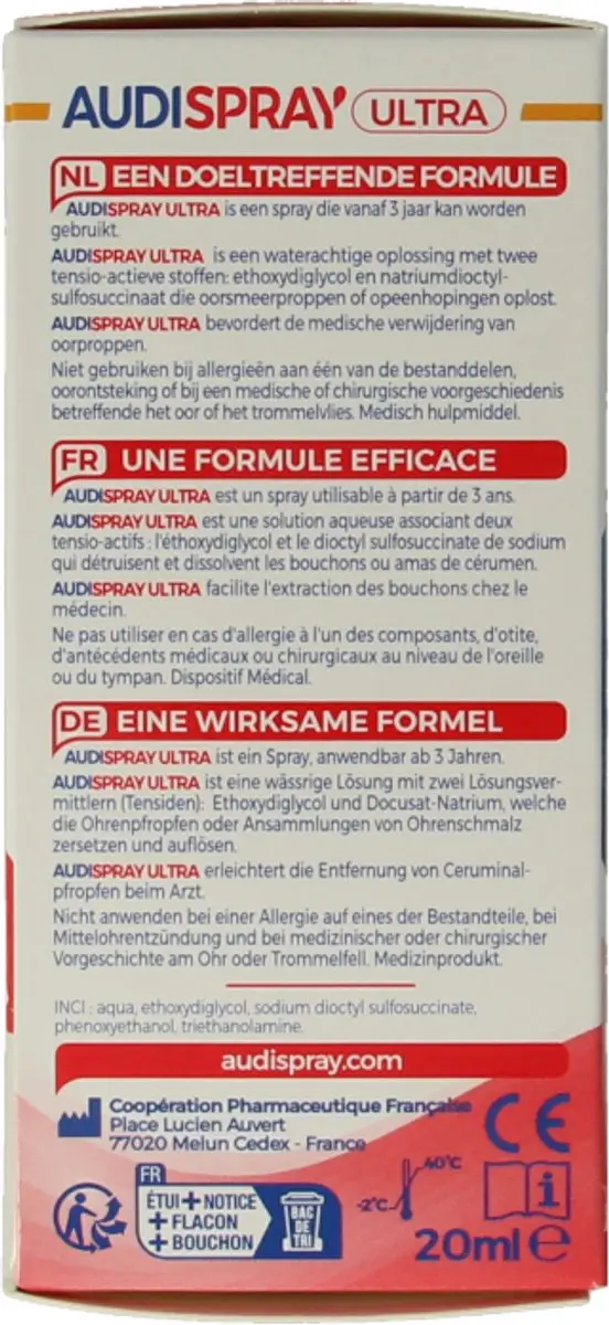 Audispray Ultra Oorspray 20ml