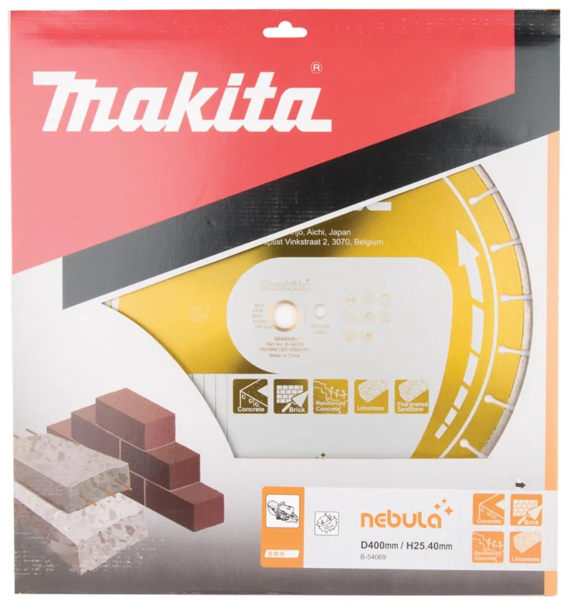 Makita B-54069 Diamantschijf 400x25,4mm - Oranje