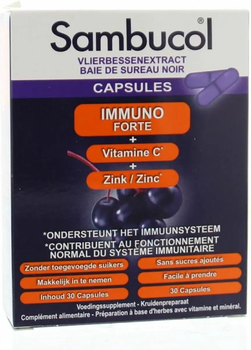 Sambucol Immuno Forte Capsules - 90 Stuks
