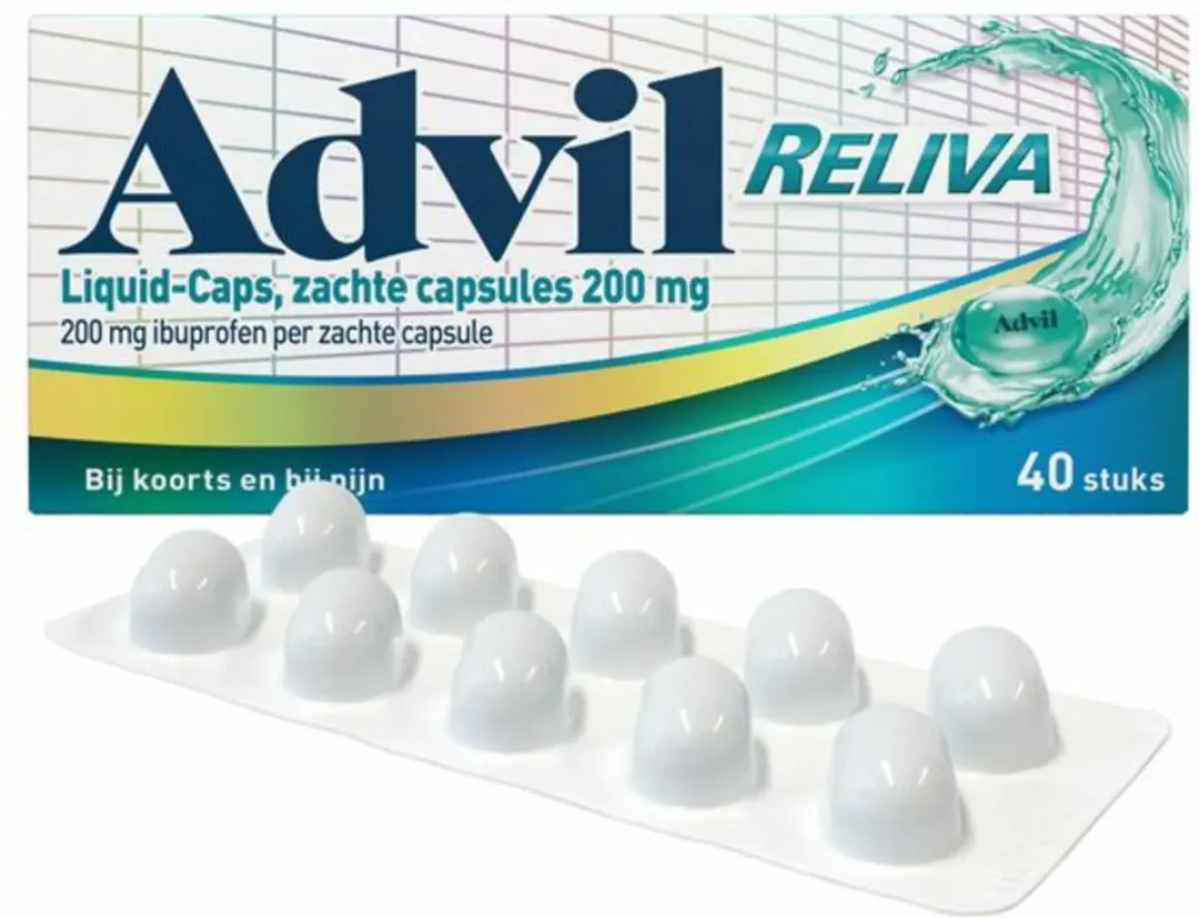 Advil Reliva Liquid Caps 200mg