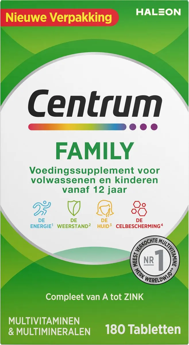 Centrum Family Multivitaminen 180 Tabletten