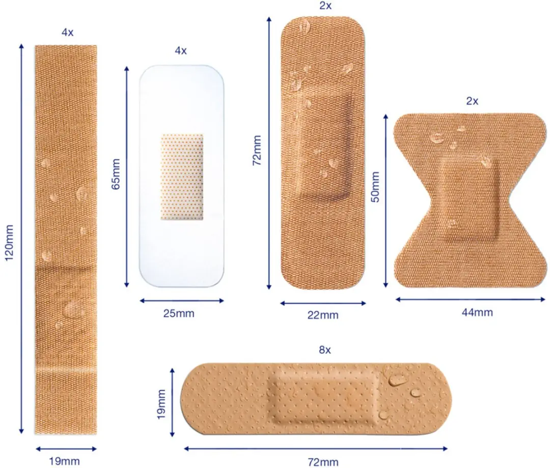 Hansaplast Mix Pack - 2x20 Stuks - Beige/Bruin