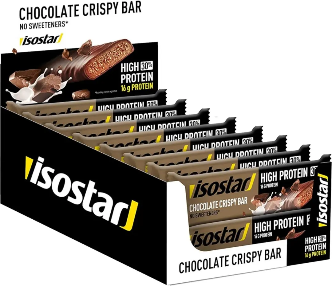 Isostar High Protein Eiwitreep Crispy Chocolade