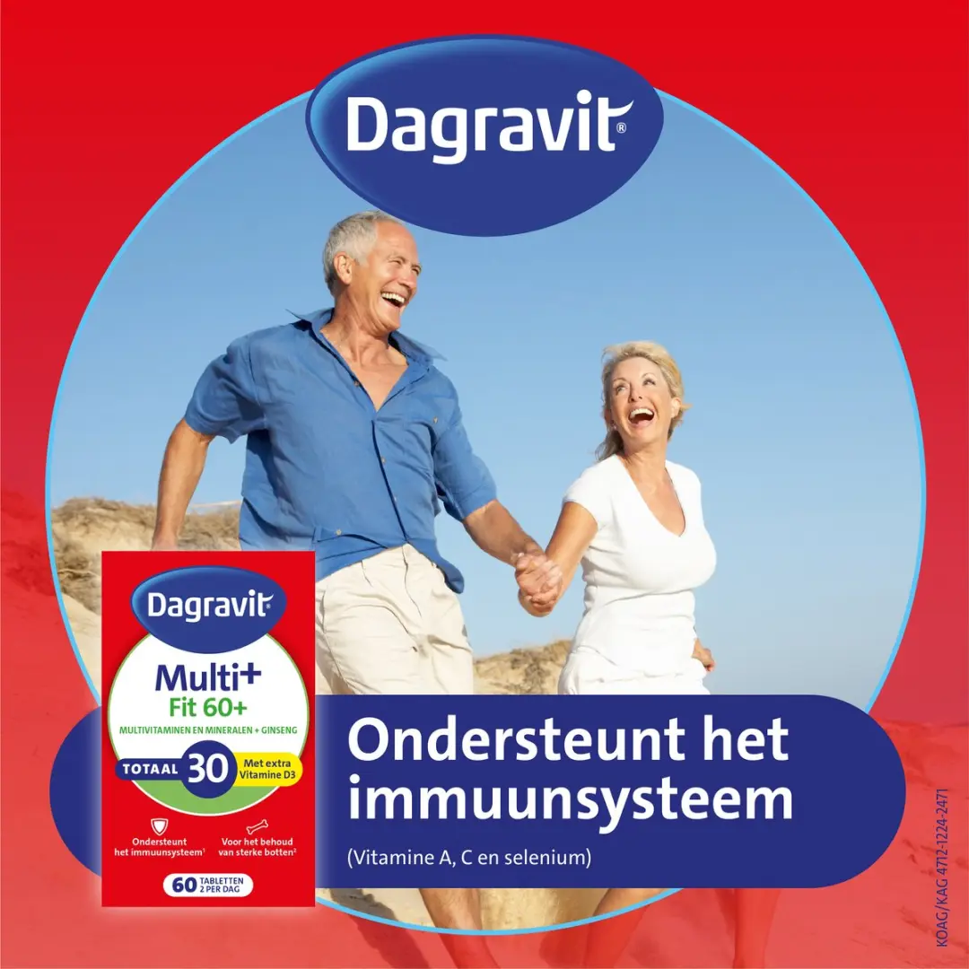 Dagravit Vitaal 60+ Multivitaminen 60 tabletten