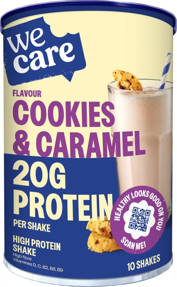 weCare High Protein Shake Cookies Karamel 340g
