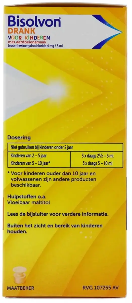 Bisolvon Drank Voor Kinderen Aardbeiensmaak 200ml