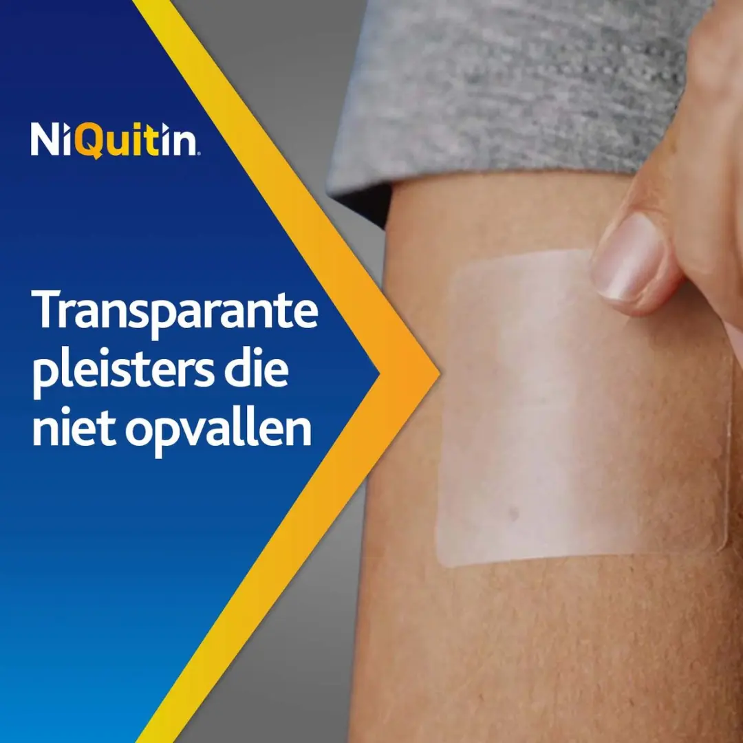 NiQuitin Clear Pleister Stap 2 14mg - 28 Stuks