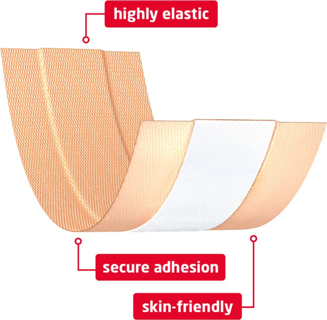 Leukoplast Elastic 1m x 6cm - Zwart