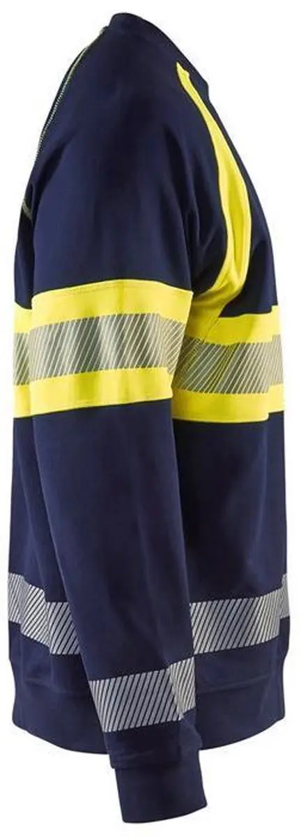 Blåkläder Sweater High Vis 3359-1158 - 4XL - Marine/High Vis Geel