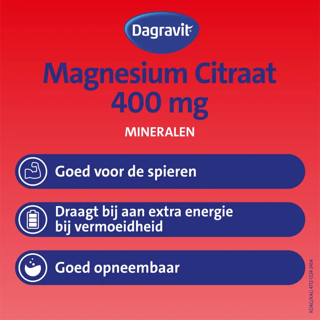 Dagravit Magnesiumcitraat 400mg - 90 tabletten
