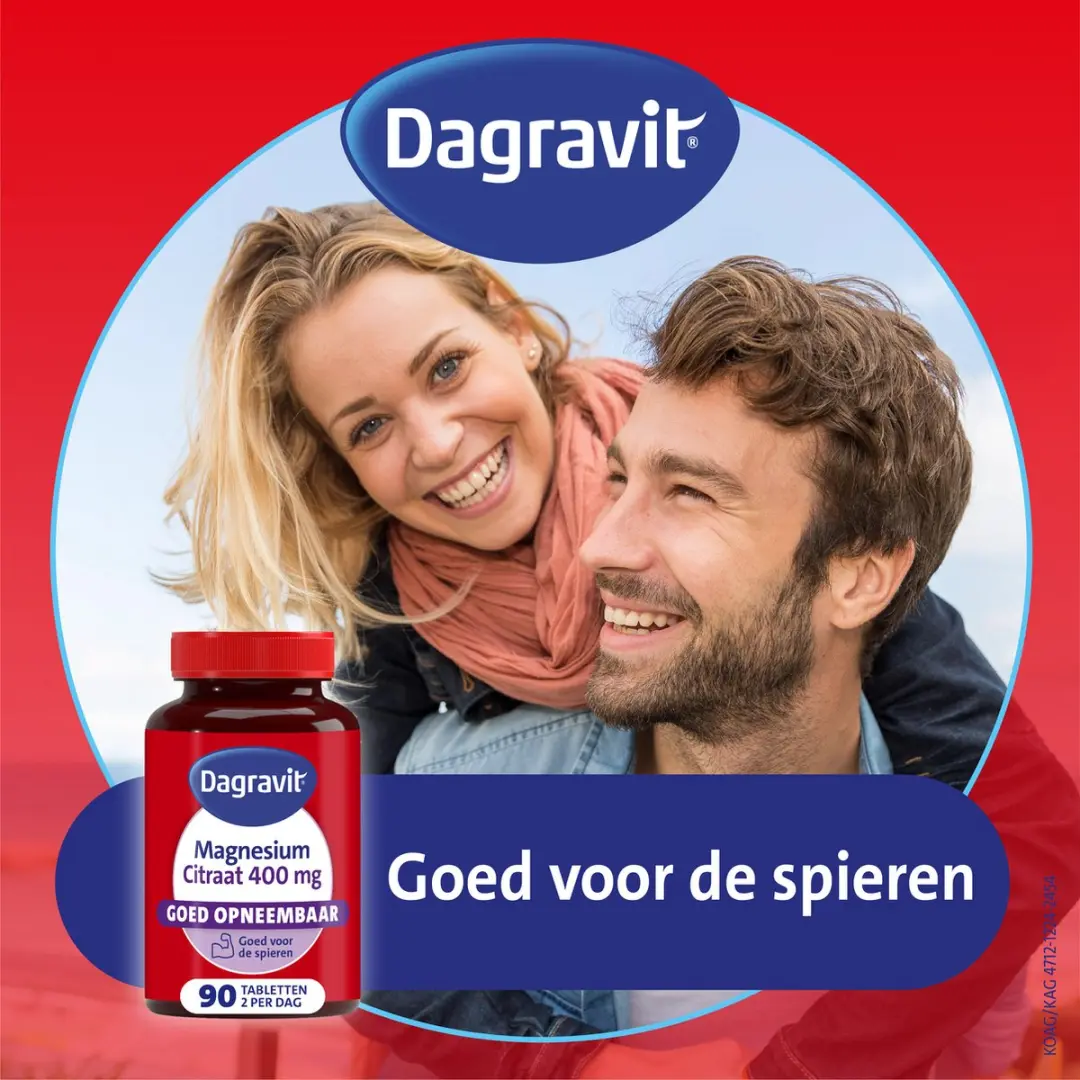 Dagravit Magnesiumcitraat 400mg - 90 tabletten