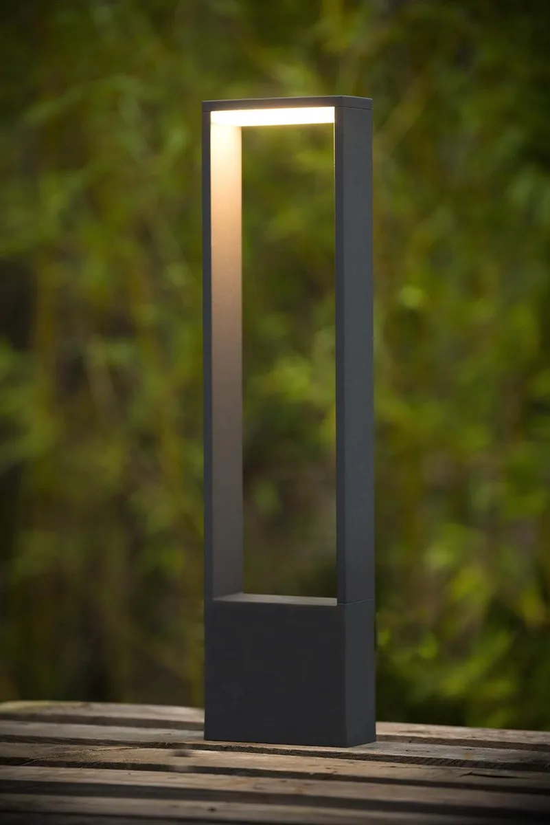 Lucide GOA Sokkellamp LED 10W 3000K - Antraciet