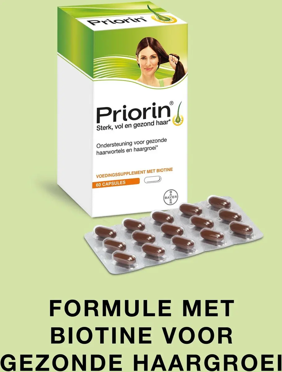 Priorin Capsules 60 Stuks - Haarvitamines met Biotine