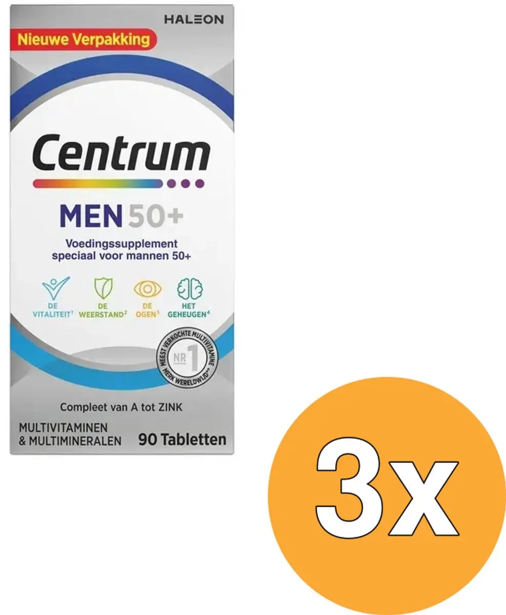 Centrum Men 50+ Advanced 270 Stuks (3x90)