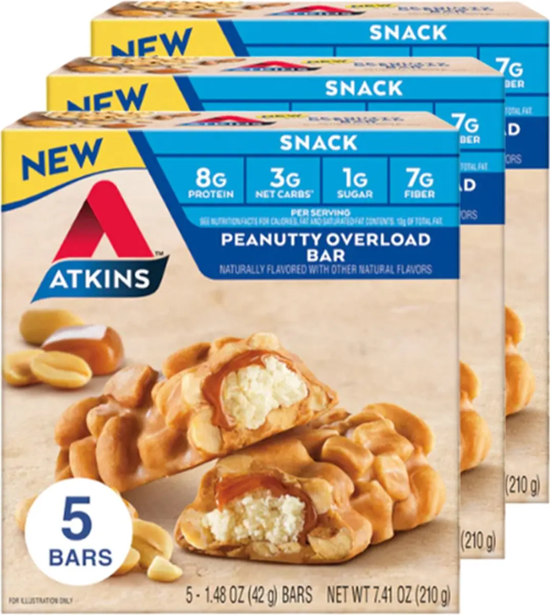Atkins Peanutty Overload Snack Bar