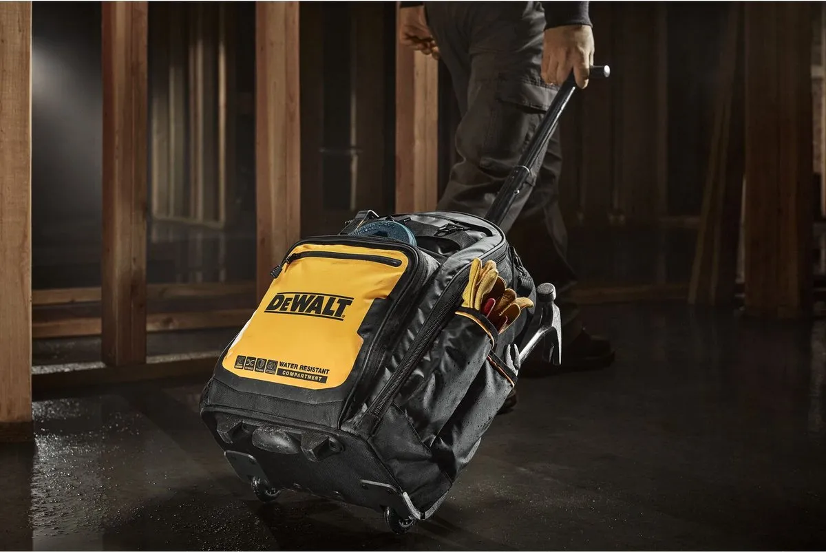 DeWalt DWST60101-1 Gereedschapsrugtas met wielen - 46-delig - Zwart/Geel