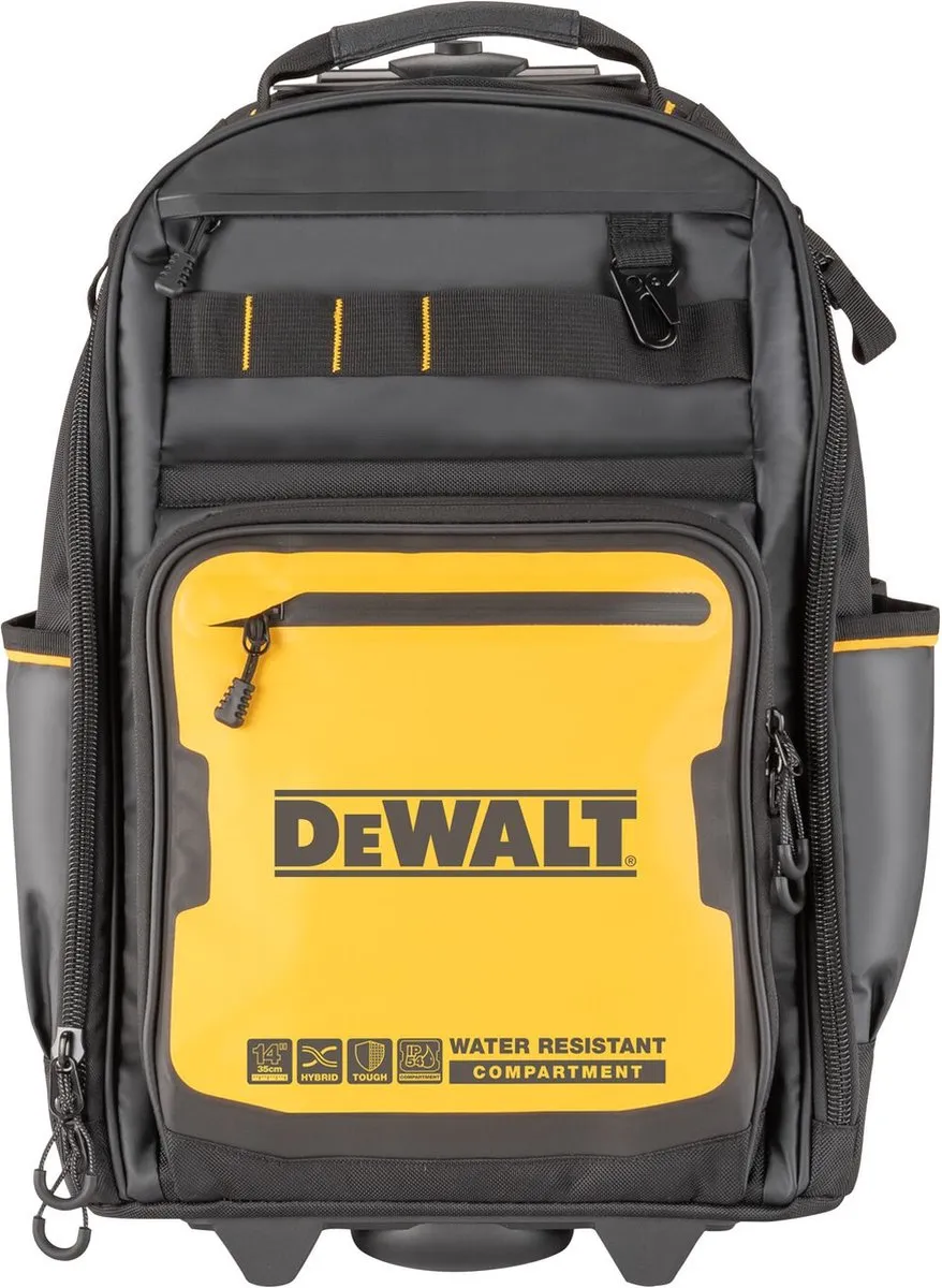 DeWalt DWST60101-1 Gereedschapsrugtas met wielen - 46-delig - Zwart/Geel