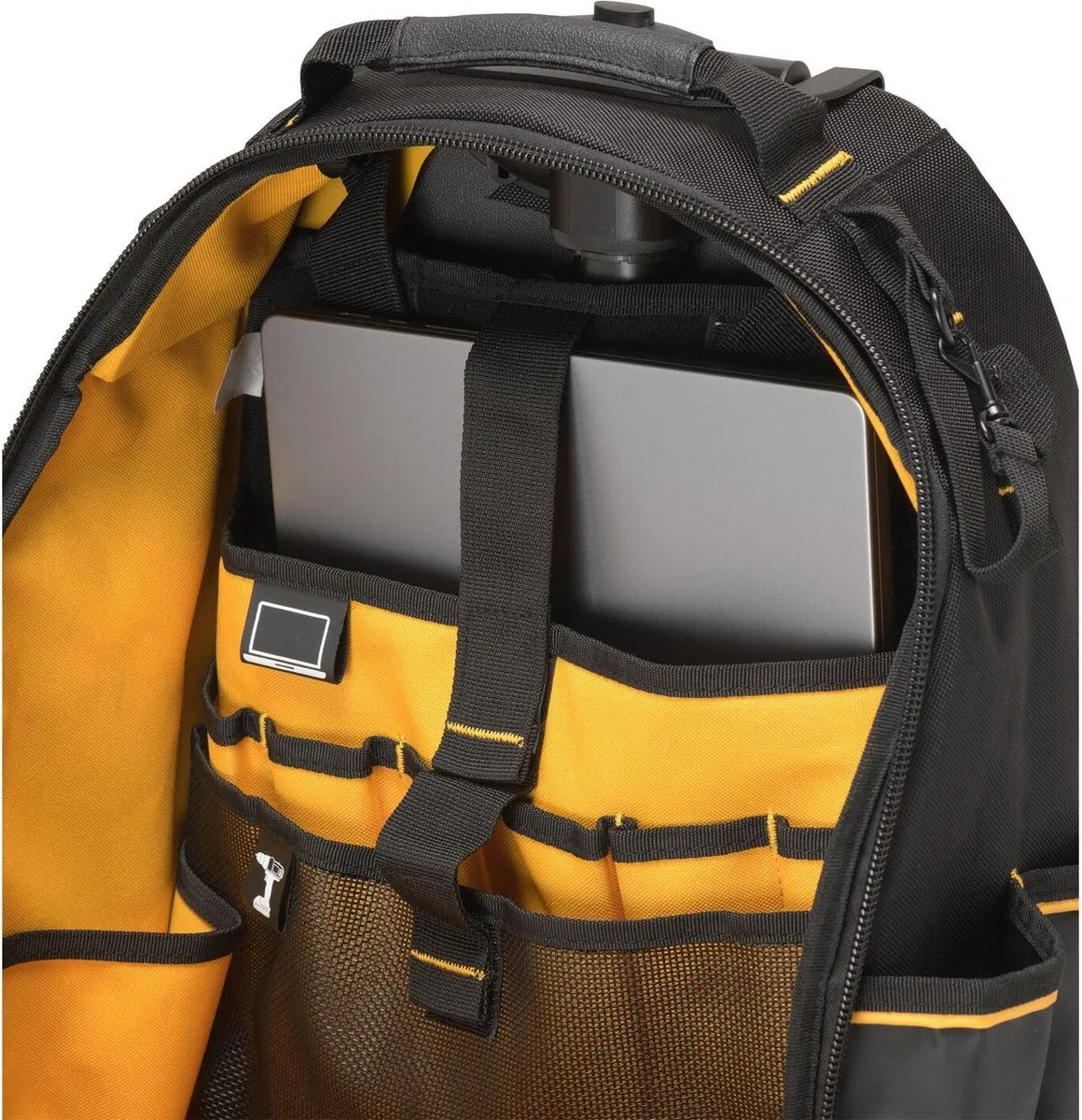 DeWalt DWST60101-1 Gereedschapsrugtas met wielen - 46-delig - Zwart/Geel