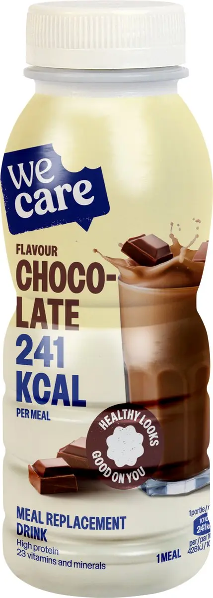 weCare Maaltijdvervanger Chocolade - 8x236ml