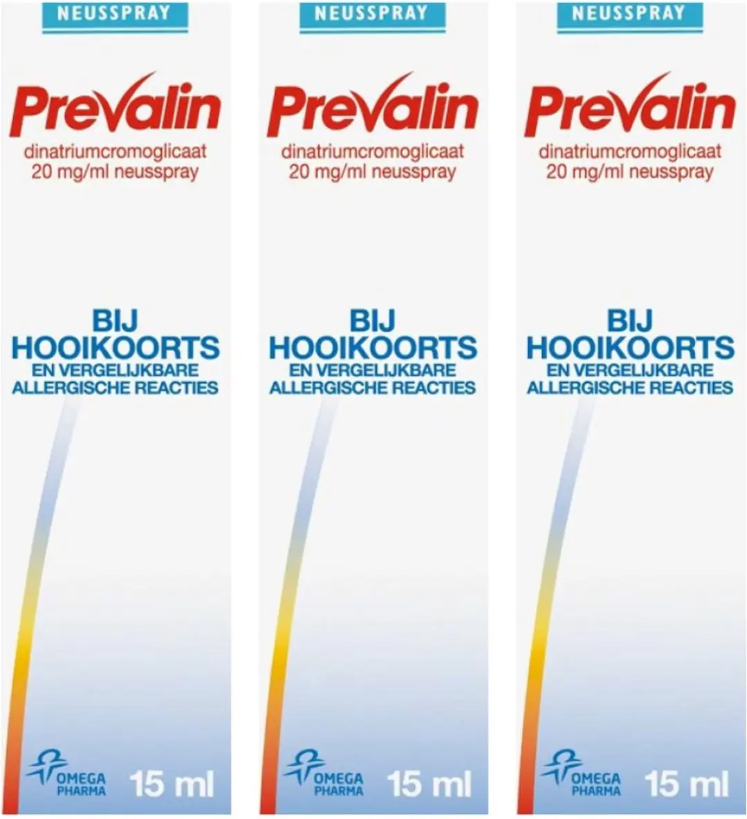 Prevalin Neusspray Dinatriumcr 20 mg/ml - 3x15ml
