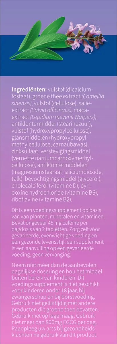 Valdispert Overgang 10 in 1 - 60 Tabletten