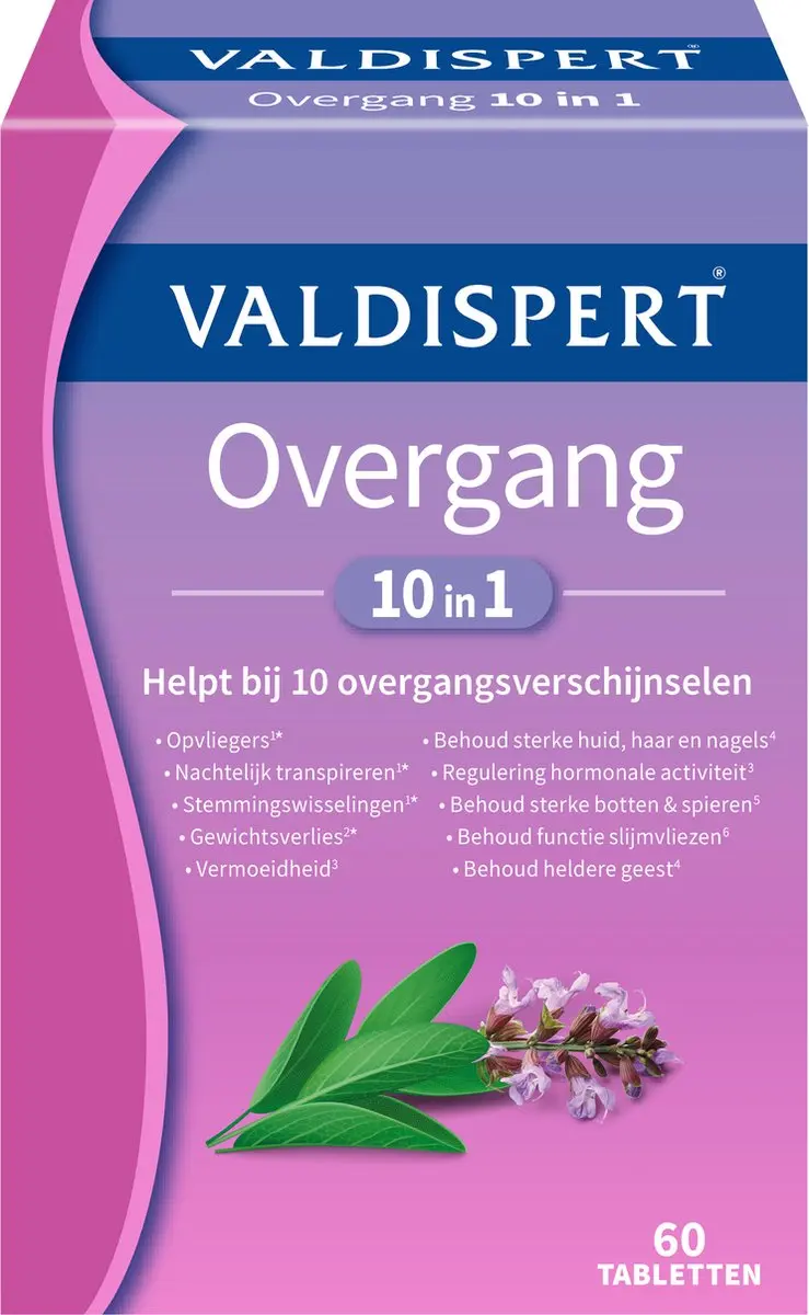 Valdispert Overgang 10 in 1 - 60 Tabletten