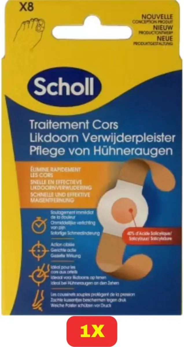 Scholl Likdoorn Verwijderpleisters