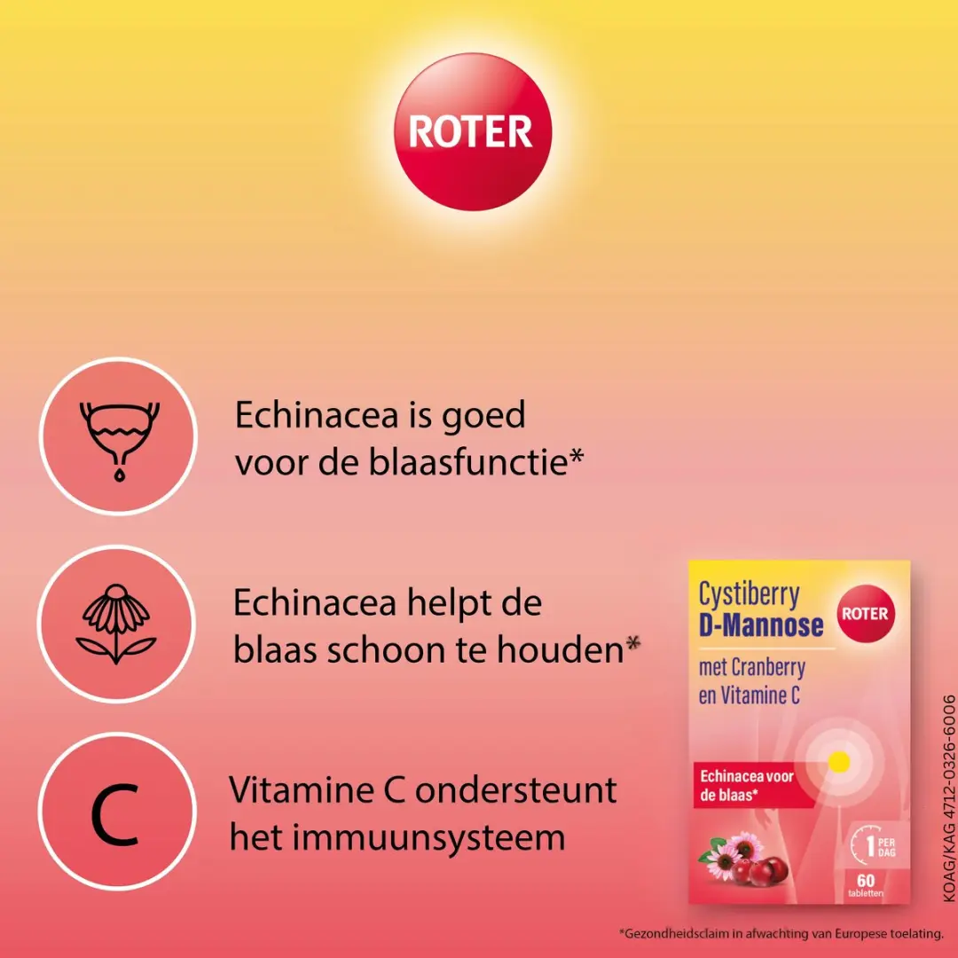 Roter Cystiberry D-Mannose 60 Tabletten