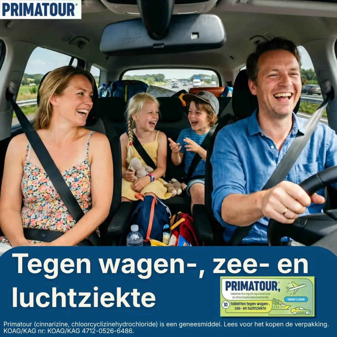 Primatour Reisziekte Tabletten 20 Stuks