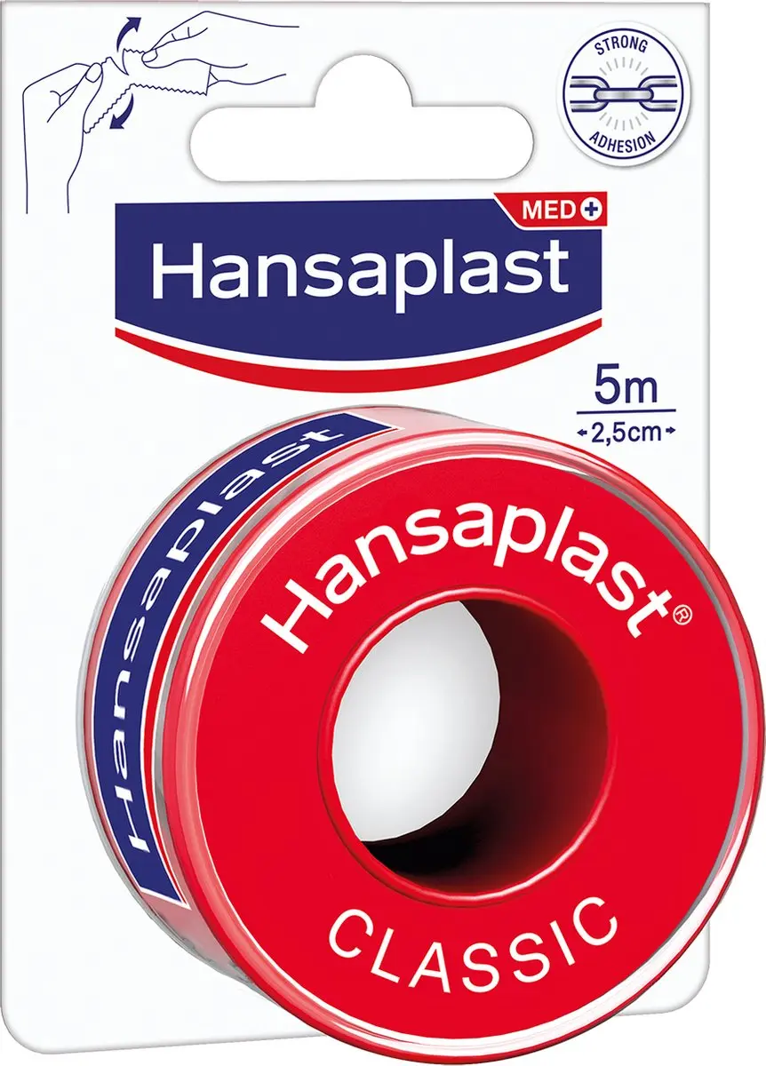 Hansaplast Classic Hecht Pleister 5m x 2,5cm - Beige
