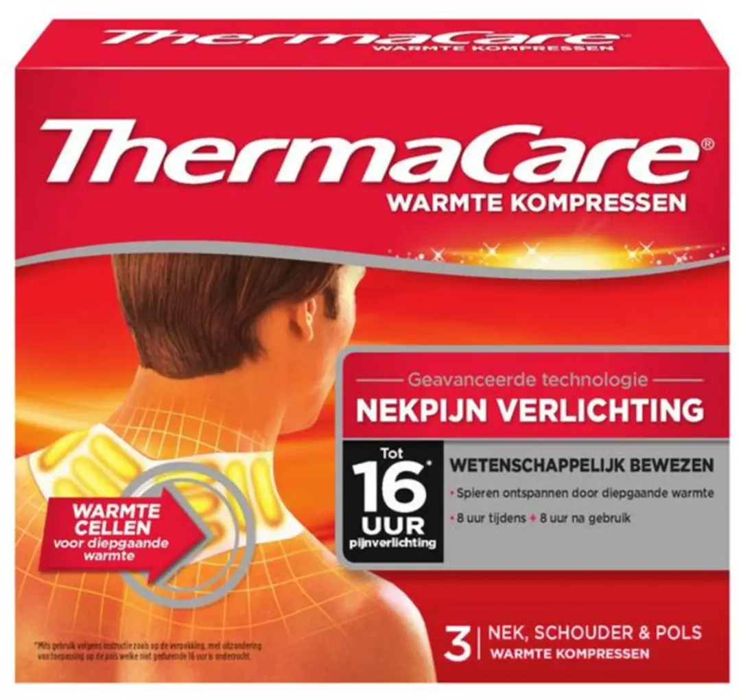 Thermacare Rugpijn Warmte Kompres - 4 Stuks