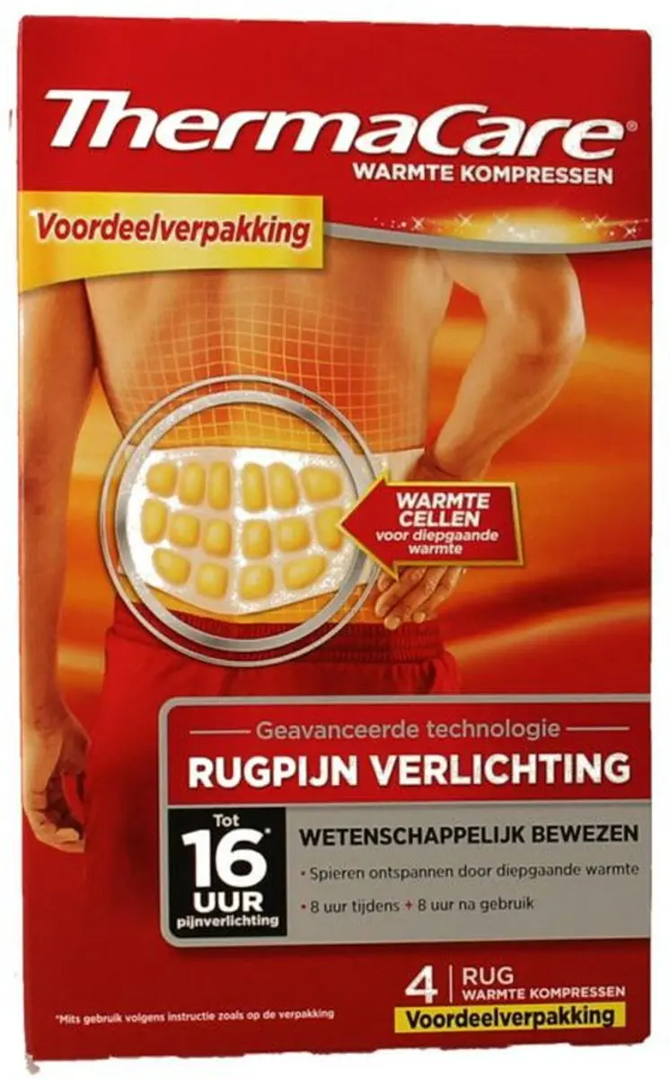 Thermacare Rugpijn Warmte Kompres