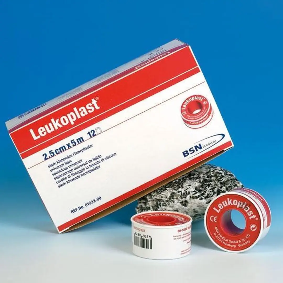 Leukoplast Hechtpleister 2,5cm x 9,2m - 12 Stuks